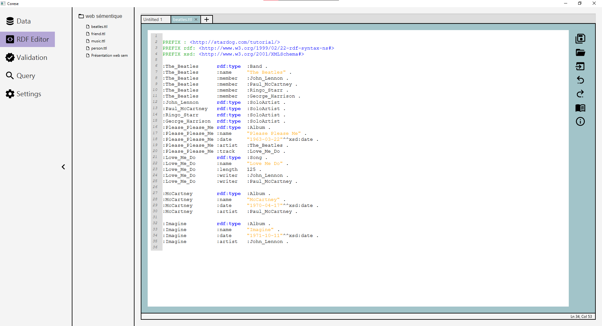 RDF Editor